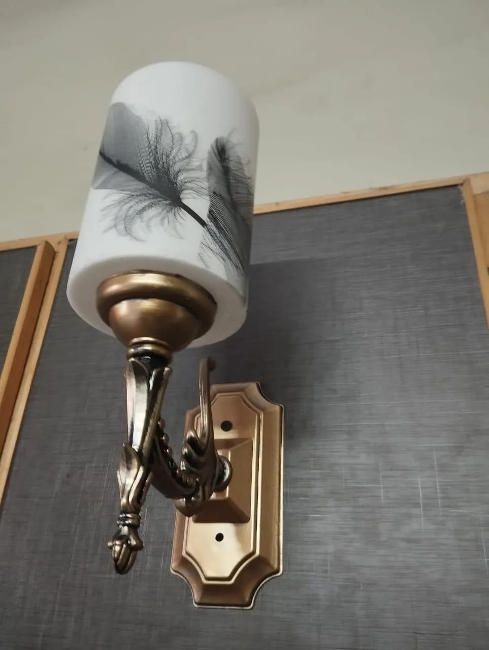 Acrylic Wall Mounted Lamp Holder - Set of 2