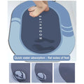 Oval Quick-Dry Non-Slip Floor Mat