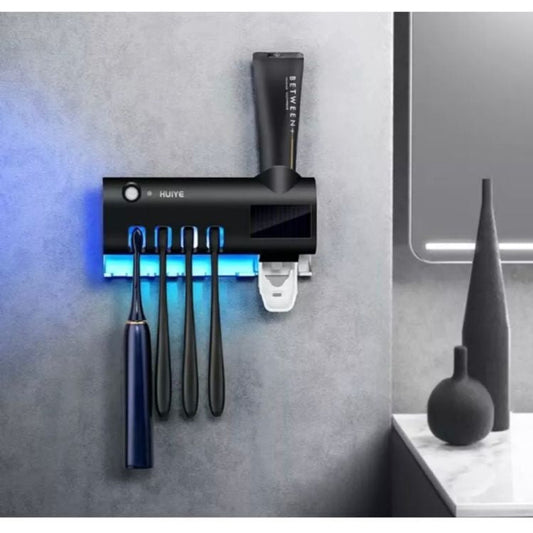 Intelligent Free Punching Toothbrush Set Holder - Bathroom Accessories