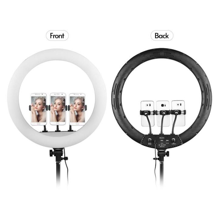 36CM Big Size 3 Mobile Holder LED Ring Light - Lighting Studio