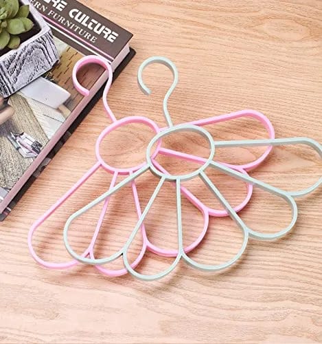 Function Plastic Scarf Hanger 5 Holes Hanger - Organizer