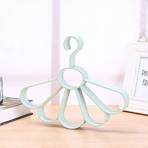 Function Plastic Scarf Hanger 5 Holes Hanger - Organizer
