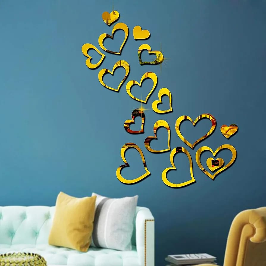 Acrylic Mirror Decor - Love Heart