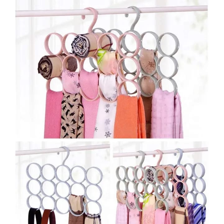 Scarf/Hijab Hanger - 15 Hole - Organizer