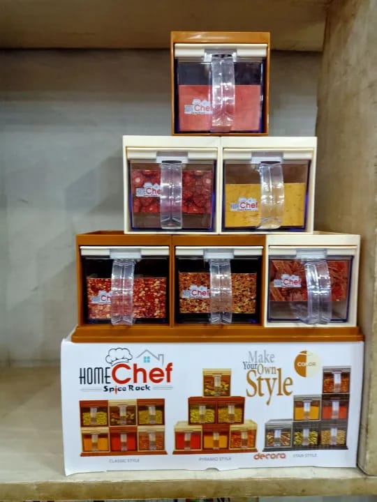 Bright Home Chef Kitchen Spice Rack 6 in 1 Convertible and Adjustable