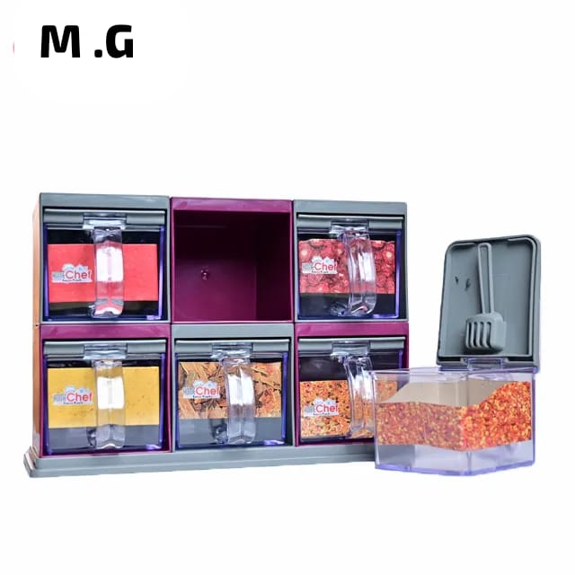 Spice Rack 6 in 1 Convertible and Adjustable - Storage