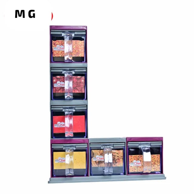 Bright Home Chef Kitchen Spice Rack 6 in 1 Convertible and Adjustable