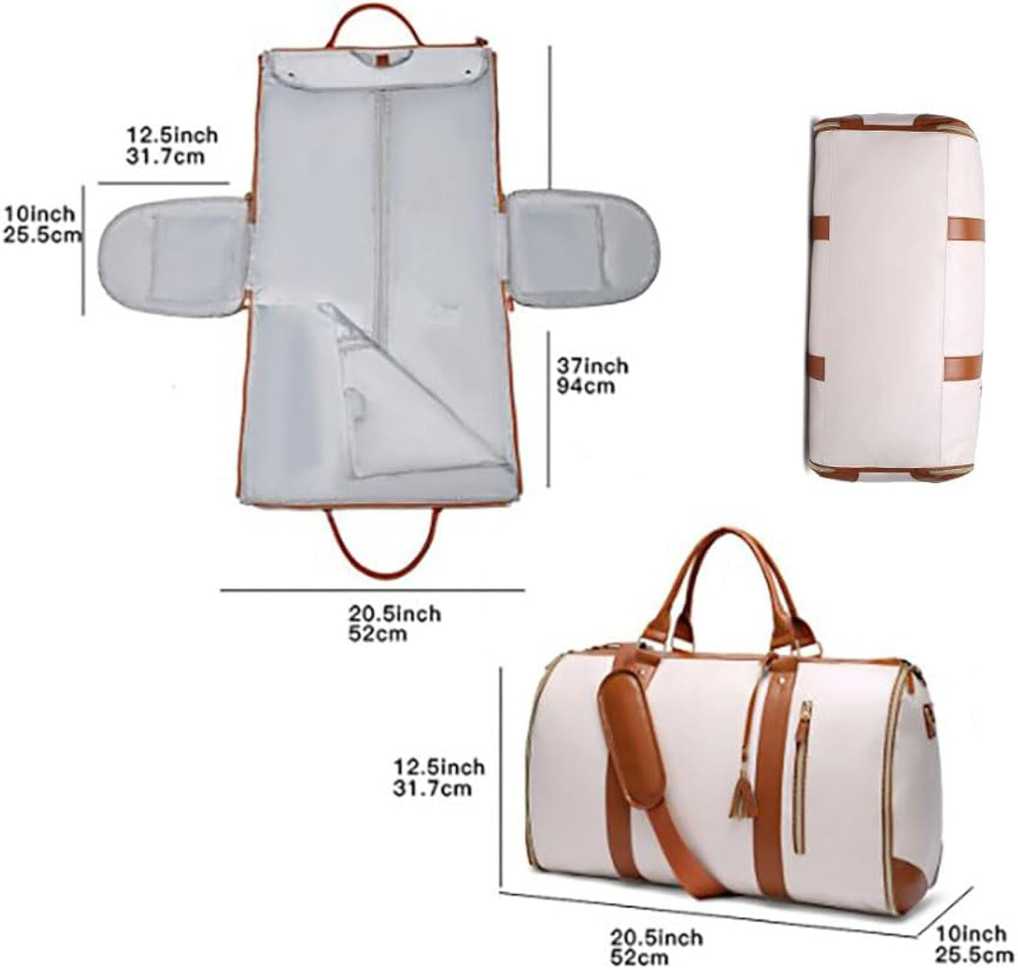 Travel Bag Pu Leather 2 In 1 Jenni Bag - Storage