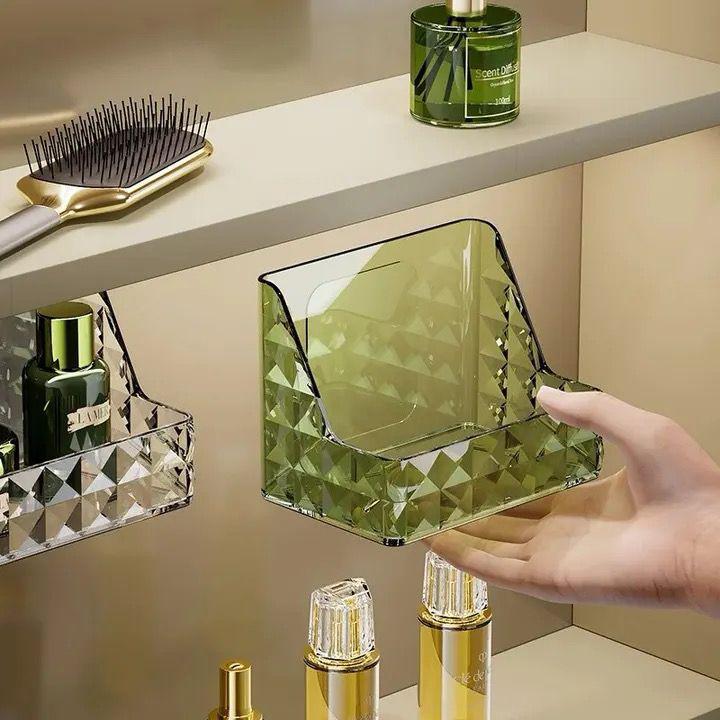 Mini Crystal Makeup Shelf - Storage