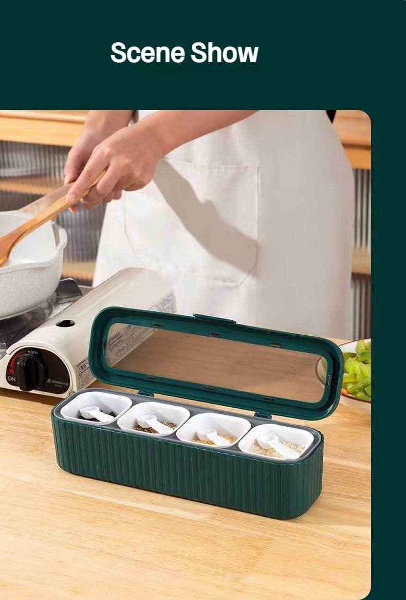 Luxury 4 grid masala box - Storage