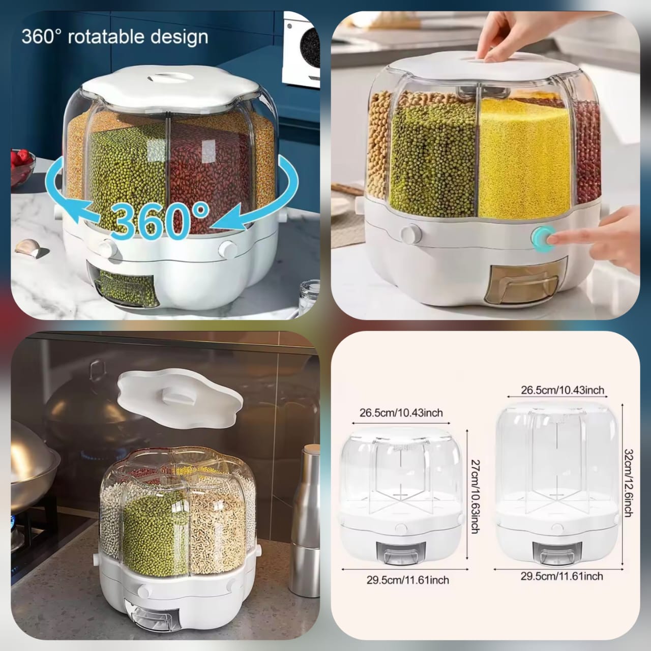 Cereal Dispenser - Premium Quality - Storage
