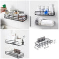 Self-adhesive Wall-Mounted Iron Shelf  (Each) - Organizer