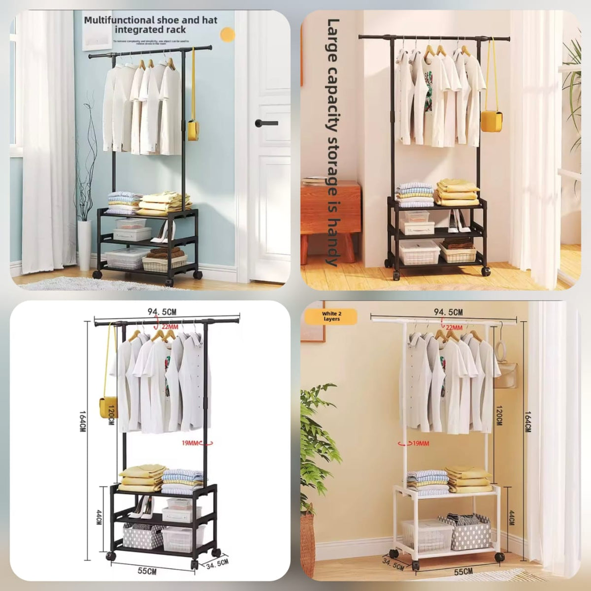 Attachable Coat Rack - Storage