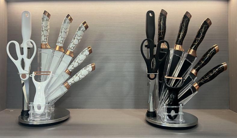 8pcs Luxury Knife 🔪 Set With Stand\Holder
