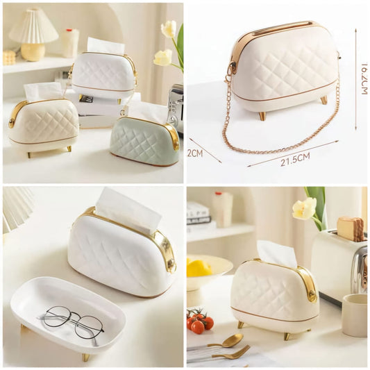 Luxury Purse Style Tissue Box - Premium Quality