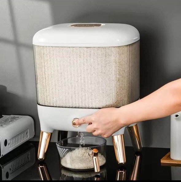 Golden Stand Cereal Dispenser - Storage