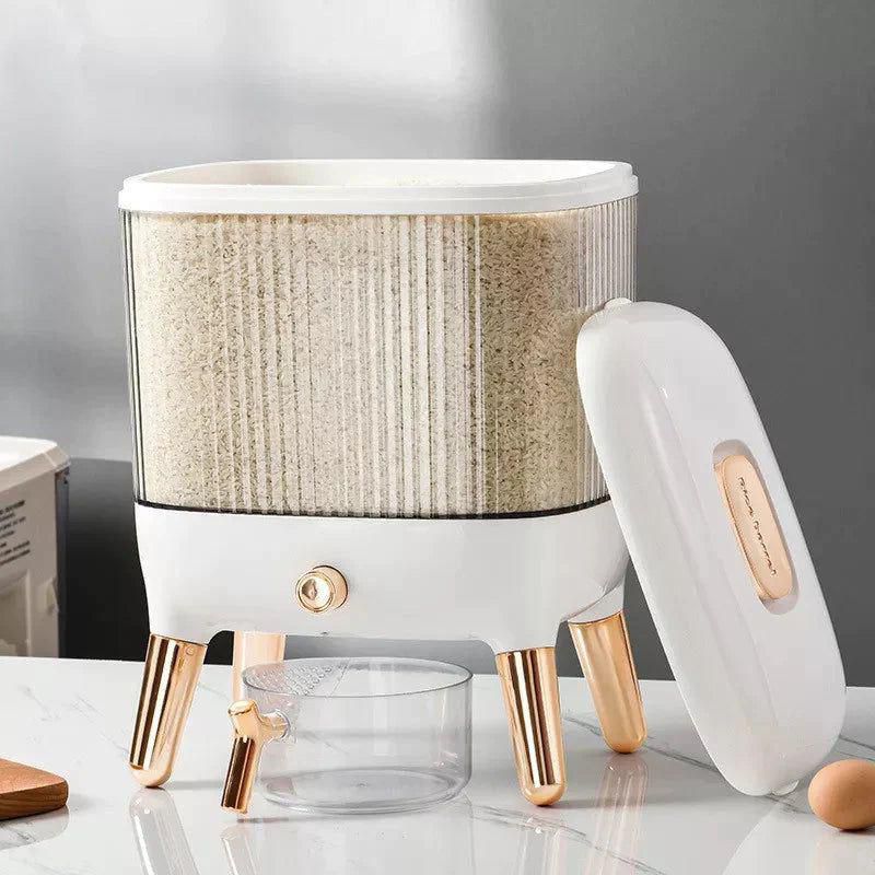 Golden Stand Cereal Dispenser - Storage