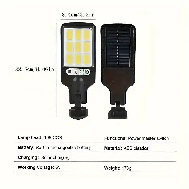 200W Solar-Powered Outdoor Street Light