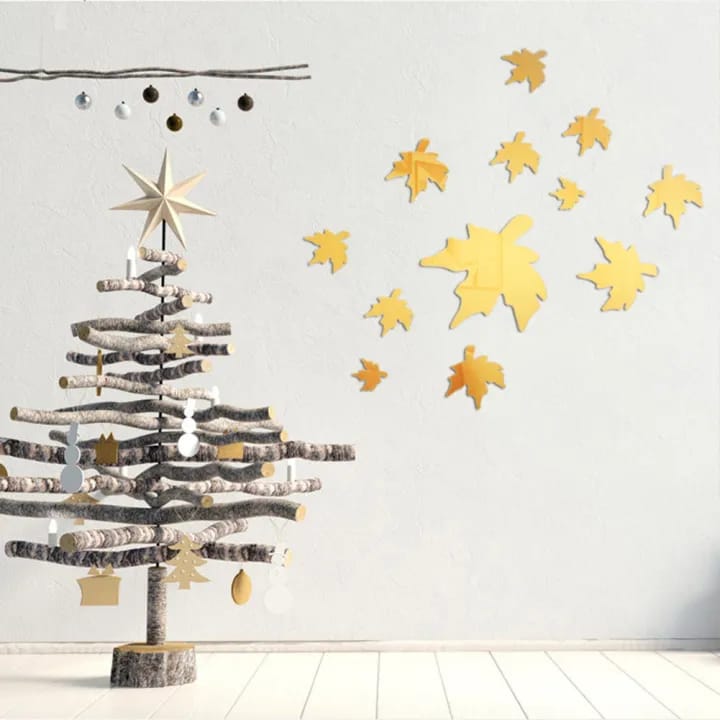 3D Maple Leaf Shape - Wall Decor