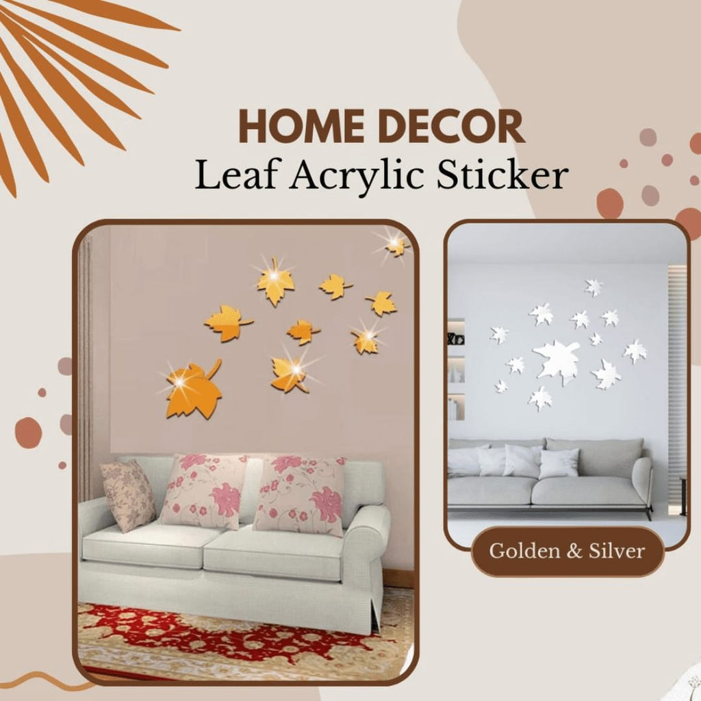 3D Maple Leaf Shape - Wall Decor