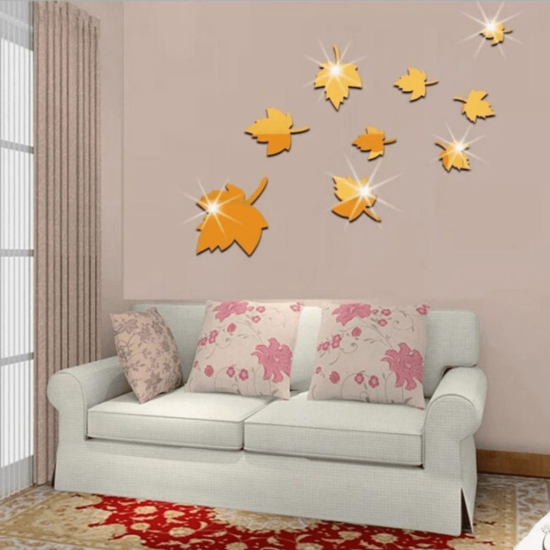 3D Maple Leaf Shape - Wall Decor