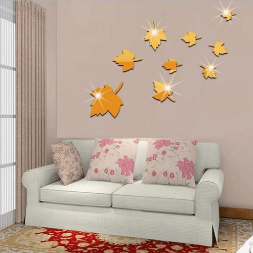 3D Maple Leaf Shape - Wall Decor