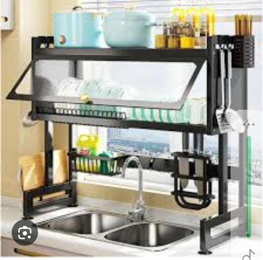 85cm  Heavy Quality Kitchen Storage Dish Rack With Cabinet