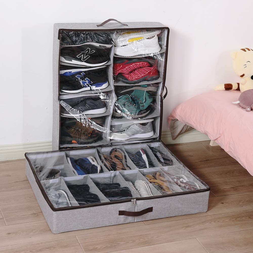 12 Grid Shoes Organizer Holder Box