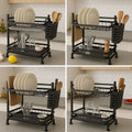 2-Tier Stainless Steel Dish Rack (Premium Quality - Storage