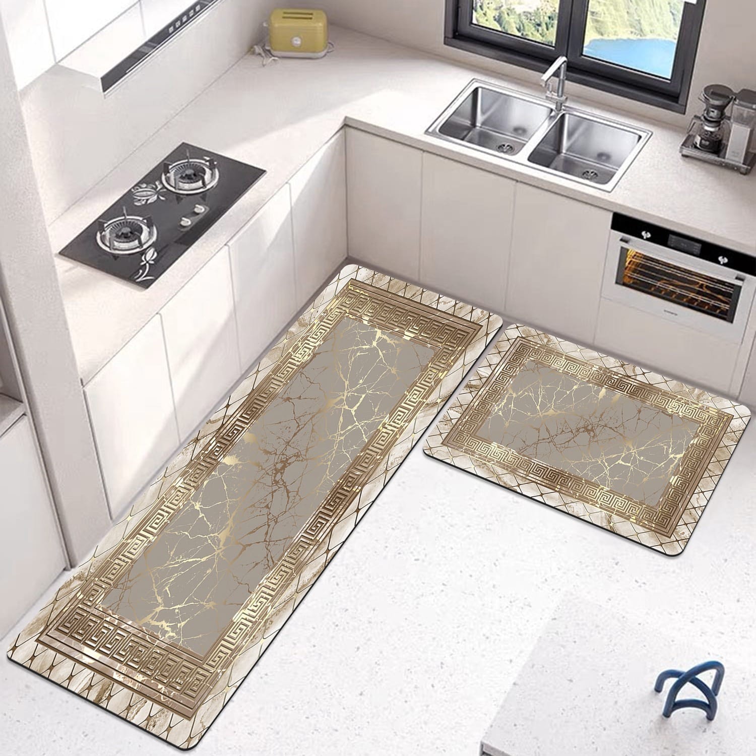 2 Pcs Runner & Mat Set - Extra Large Size