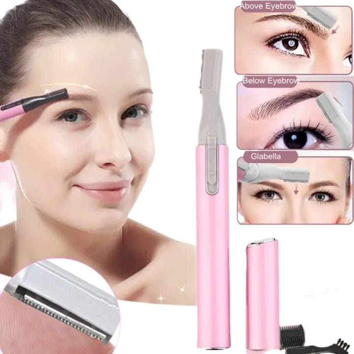Facial Care Micro Trimmer For Women , electric eyebrow hair trimmer, painless facial hair remove - WS