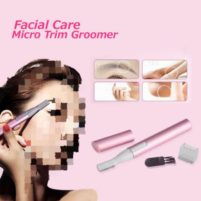 Facial Care Micro Trimmer For Women , electric eyebrow hair trimmer, painless facial hair remove - WS