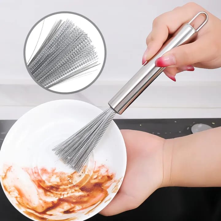 Anti-rust Pot Washing Stainless Steel Cleaning Brush - Kitchen Essential