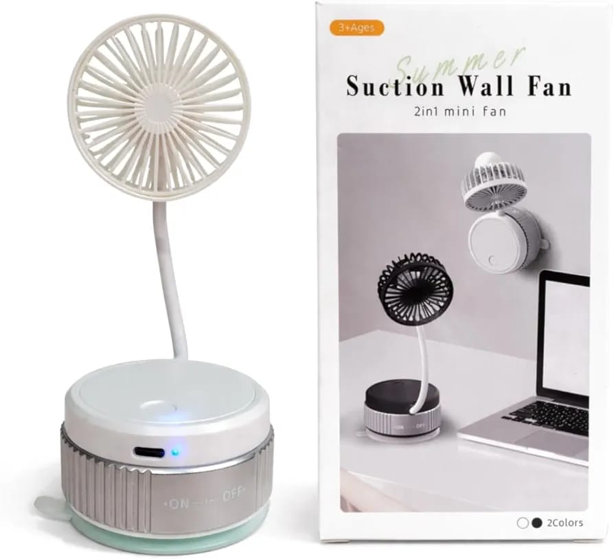 Mini Wall Mount Flexible Neck Fan