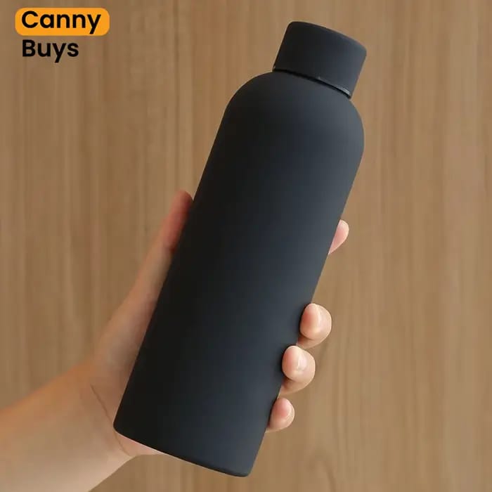 Matte Black Insulated Bottle