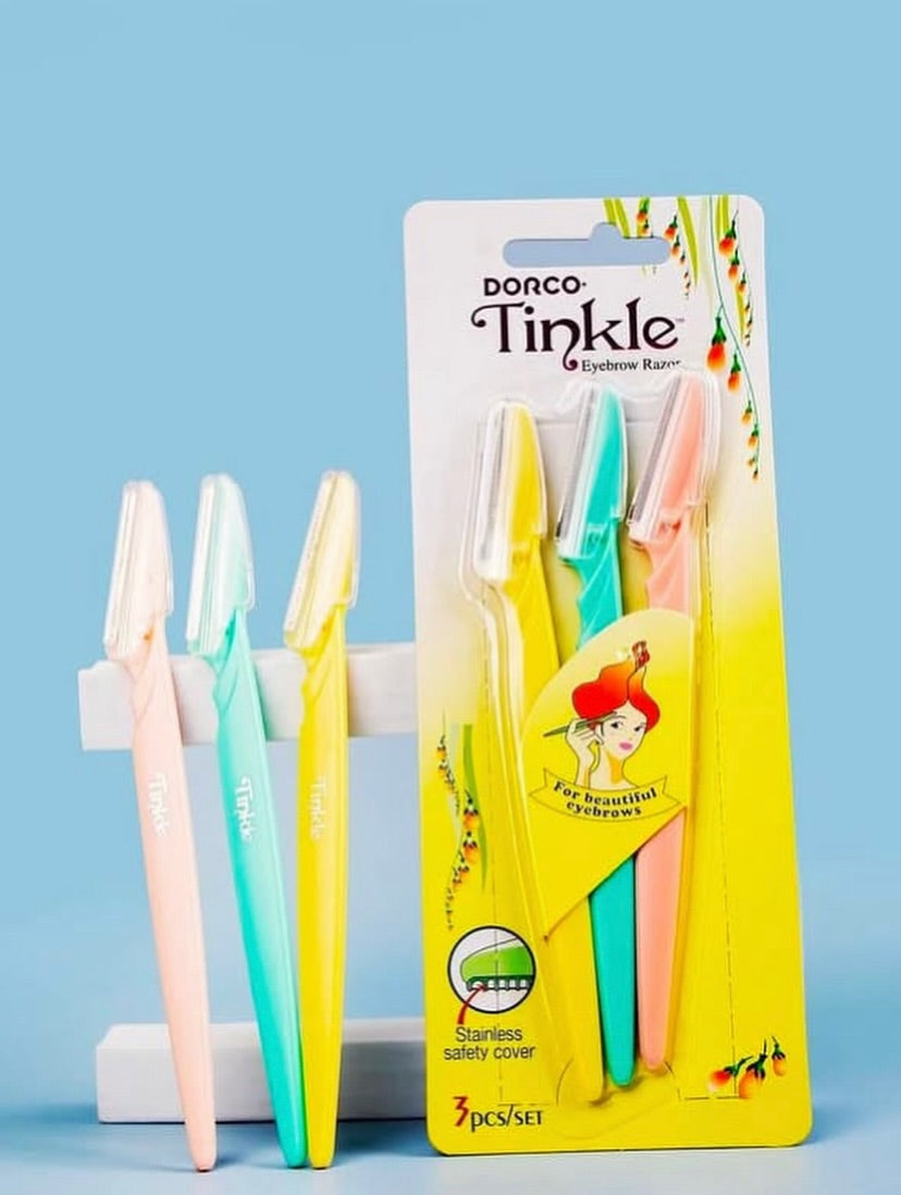 Twinkle Eyebrow Razor Pack of 3 - Face Hair Removal - WS