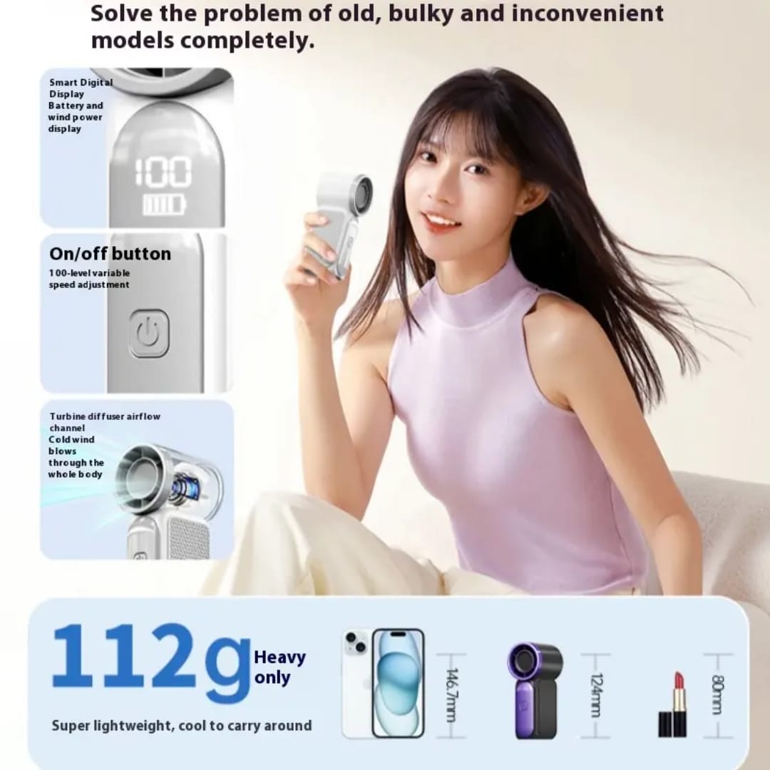 Portable High-Speed Fan - Electric Essential