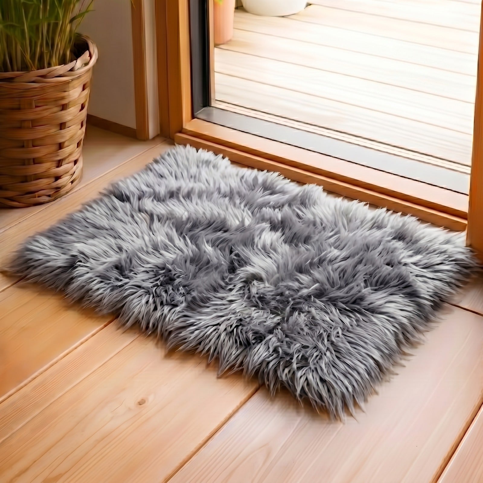 Imported Faux Sheep Skin Fur Mat
