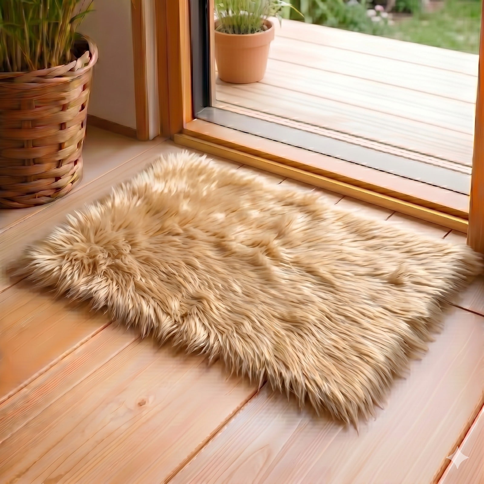 Imported Faux Sheep Skin Fur Mat