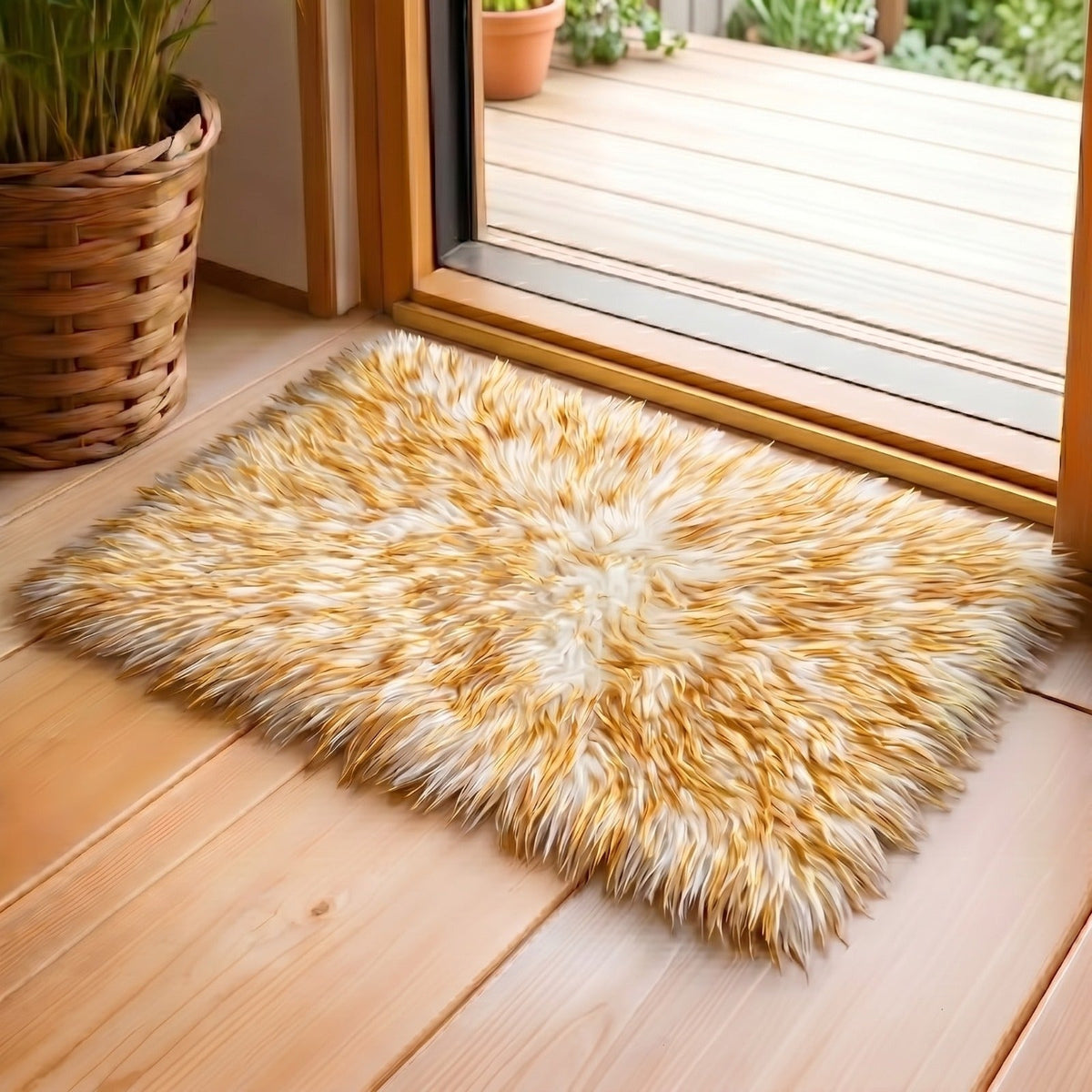 Imported Faux Sheep Skin Fur Mat