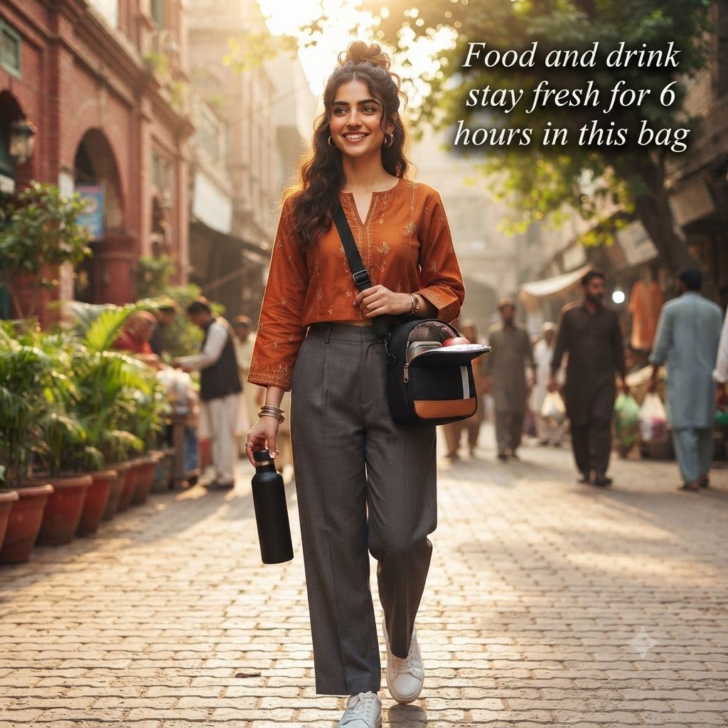 Cross body thermal hot and cool bag - Organizer