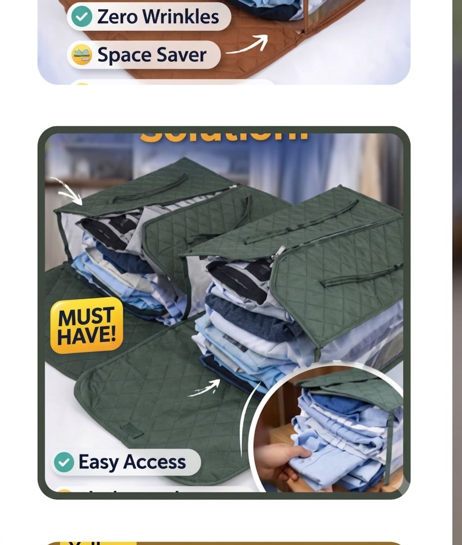 Traveling Shirt organizer