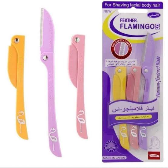 Feather Flamingo Facial Razors - Each - WS