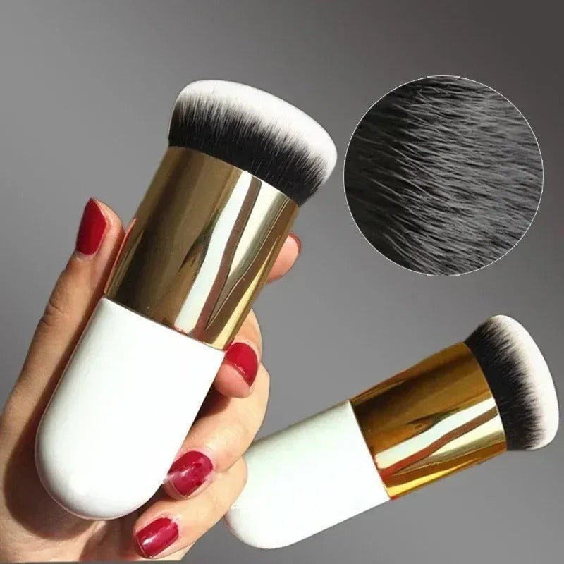 Facial Flat Cream Makeup Brushes Kabuki Foundation Brush on Face Makeup Blending Brush - WS
