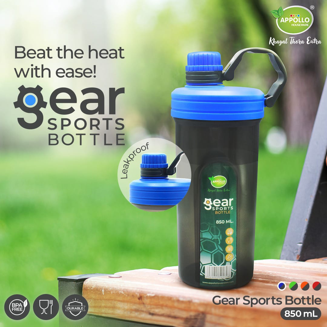Gear Sports Water Bottle - APPOLLO BRANDED PRODUCT