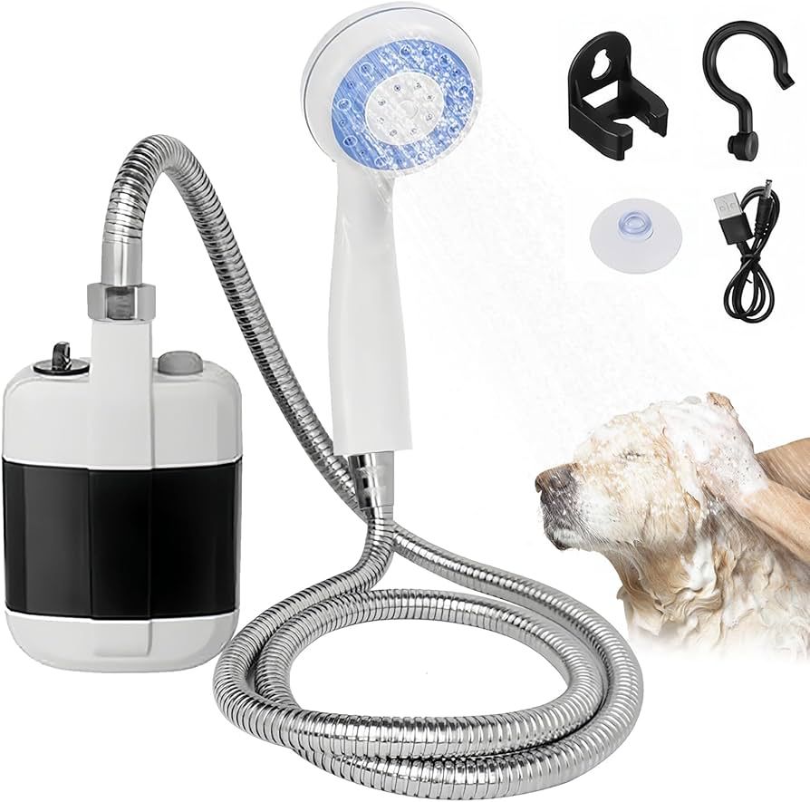 Portable Rechargeable Camping Shower 🚿 For Outdoor -Electric Essential