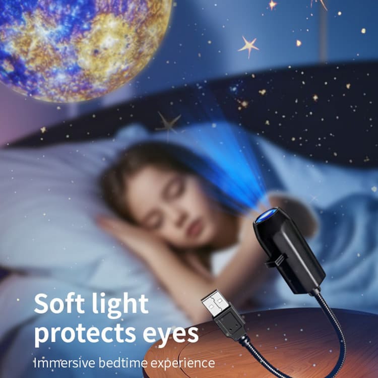 USB projection atmosphere lamp with creative patterns