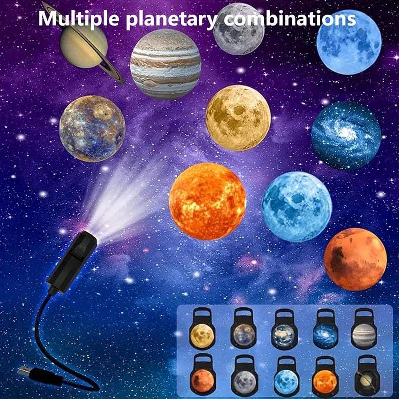 USB projection atmosphere lamp with creative patterns