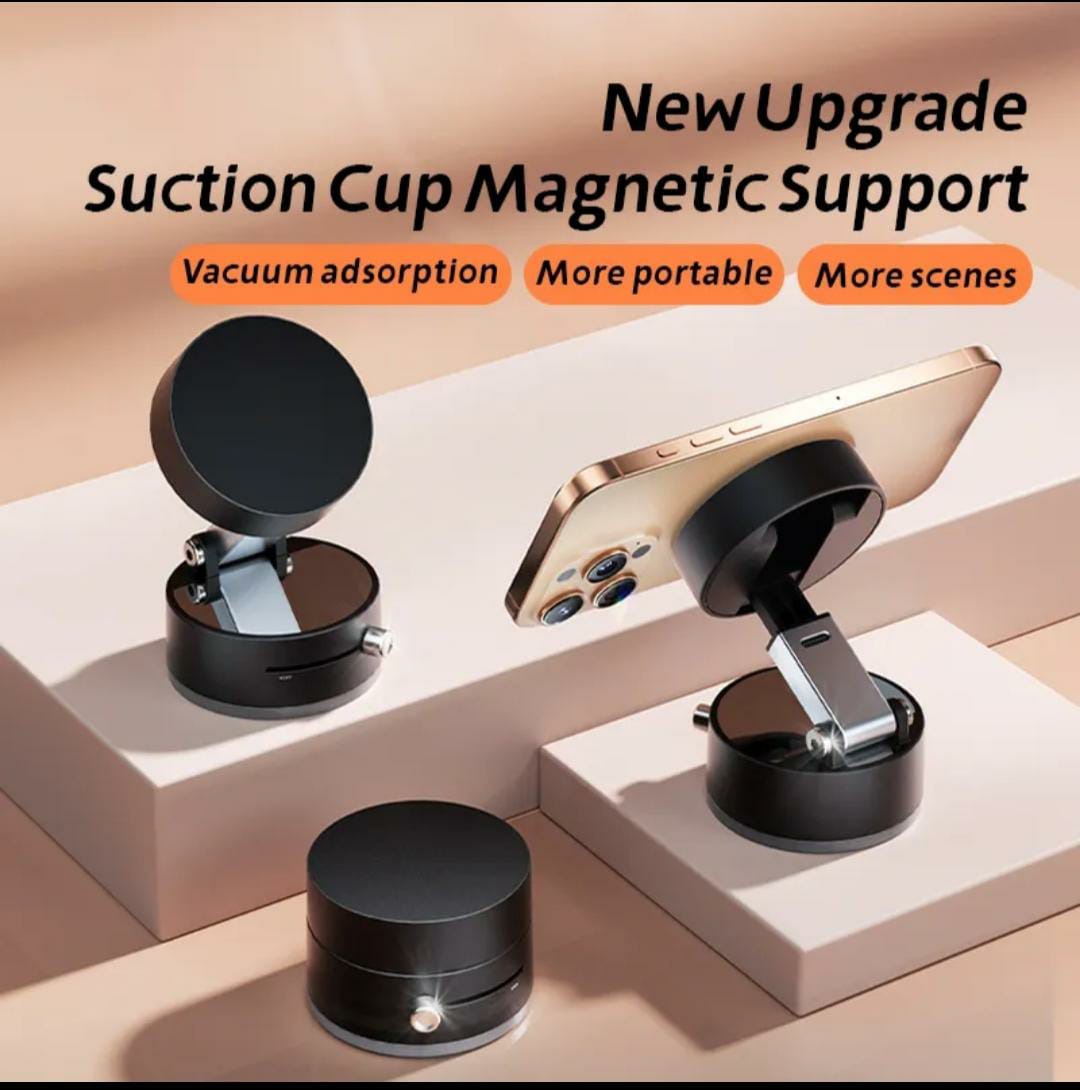Portable Multi Functional Vacuum Suction Mobile Phone Stand
