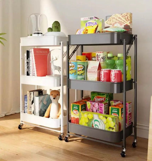 3 Tier Fold Away Trolley  - Storage